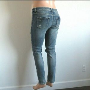 MAURICES Jeans Women Distressed Skinny Plus Size Large-Regular fits 14